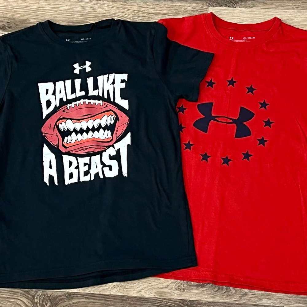 2 Under Armour Shirts YL